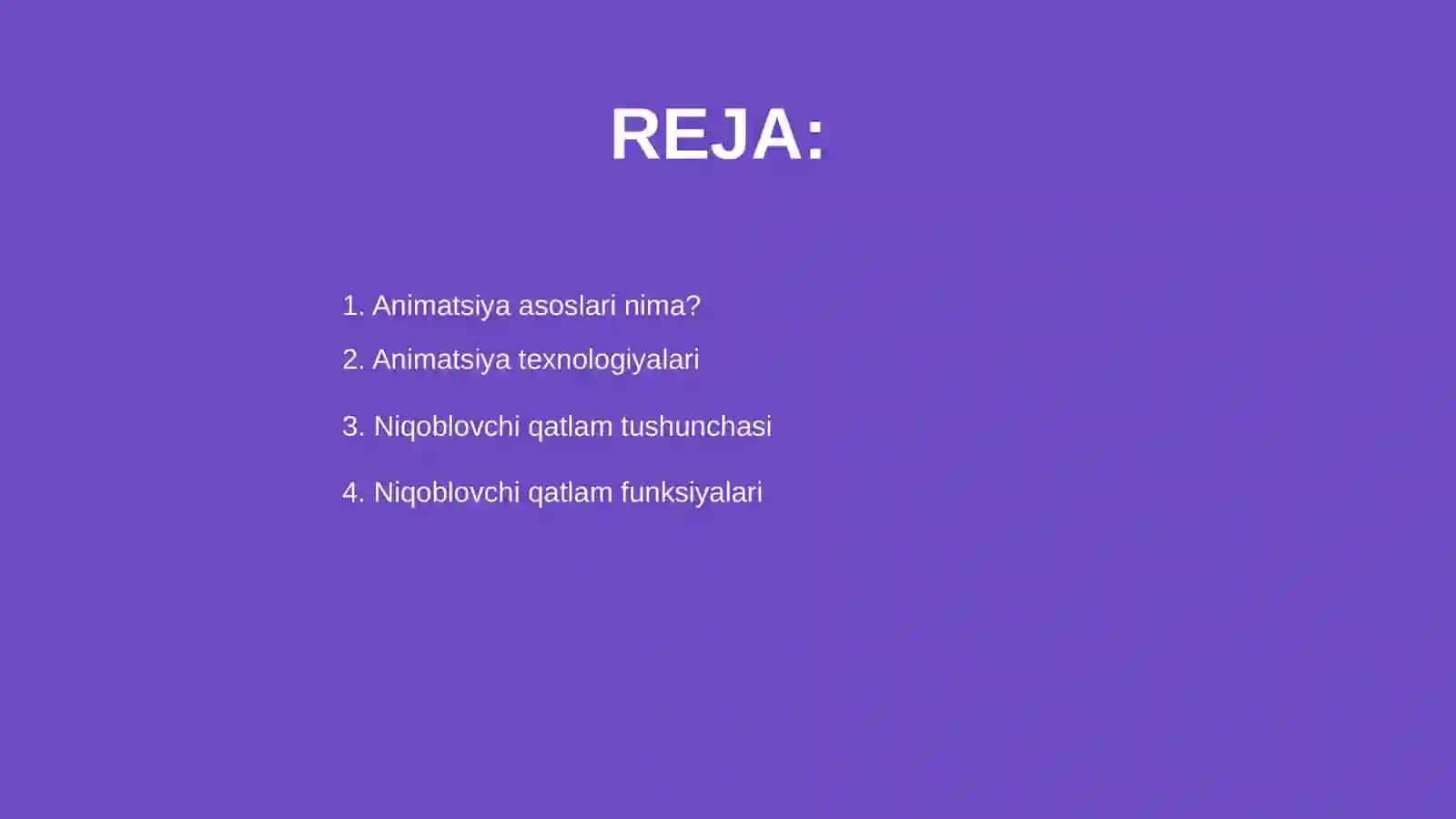 Niqoblovchi qatlam 2