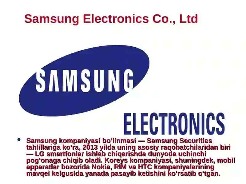 Samsung Electronics Co., Ltd 2