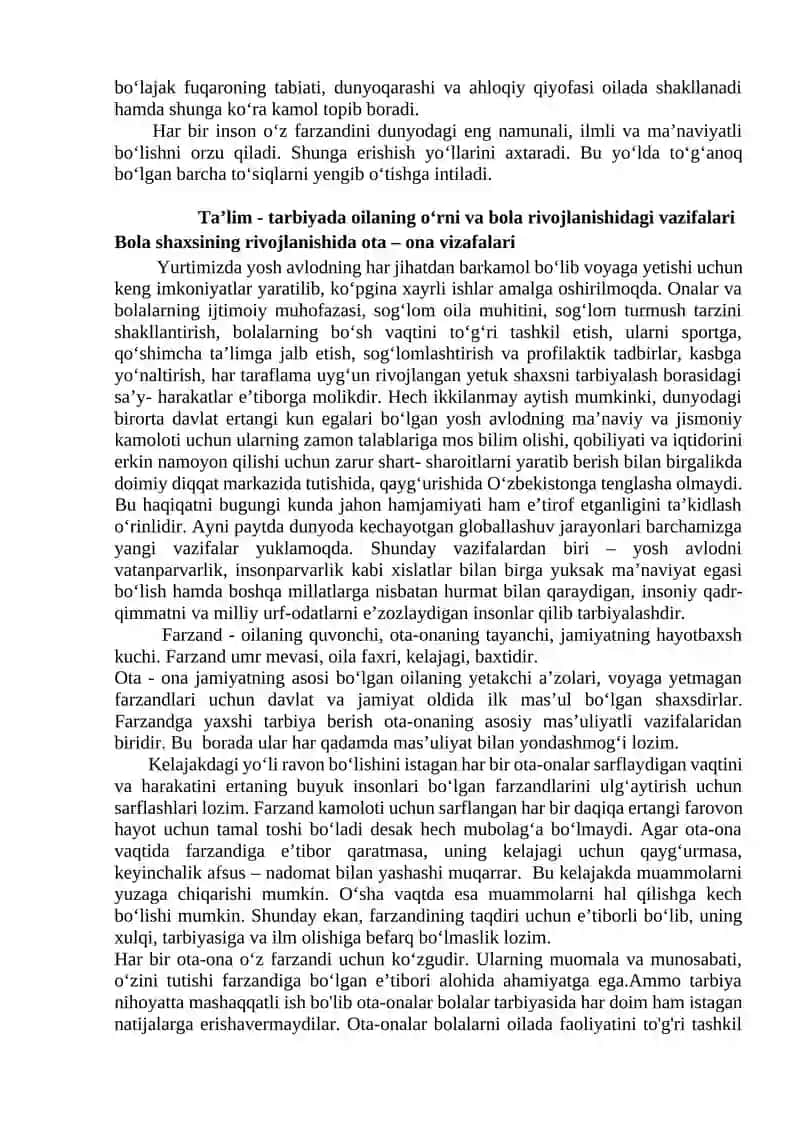 Oʻquvchilarni kasb-hunarga yoʻnaltirish va psixologo – pedagogik respublika tashxis markaz metodisti 2