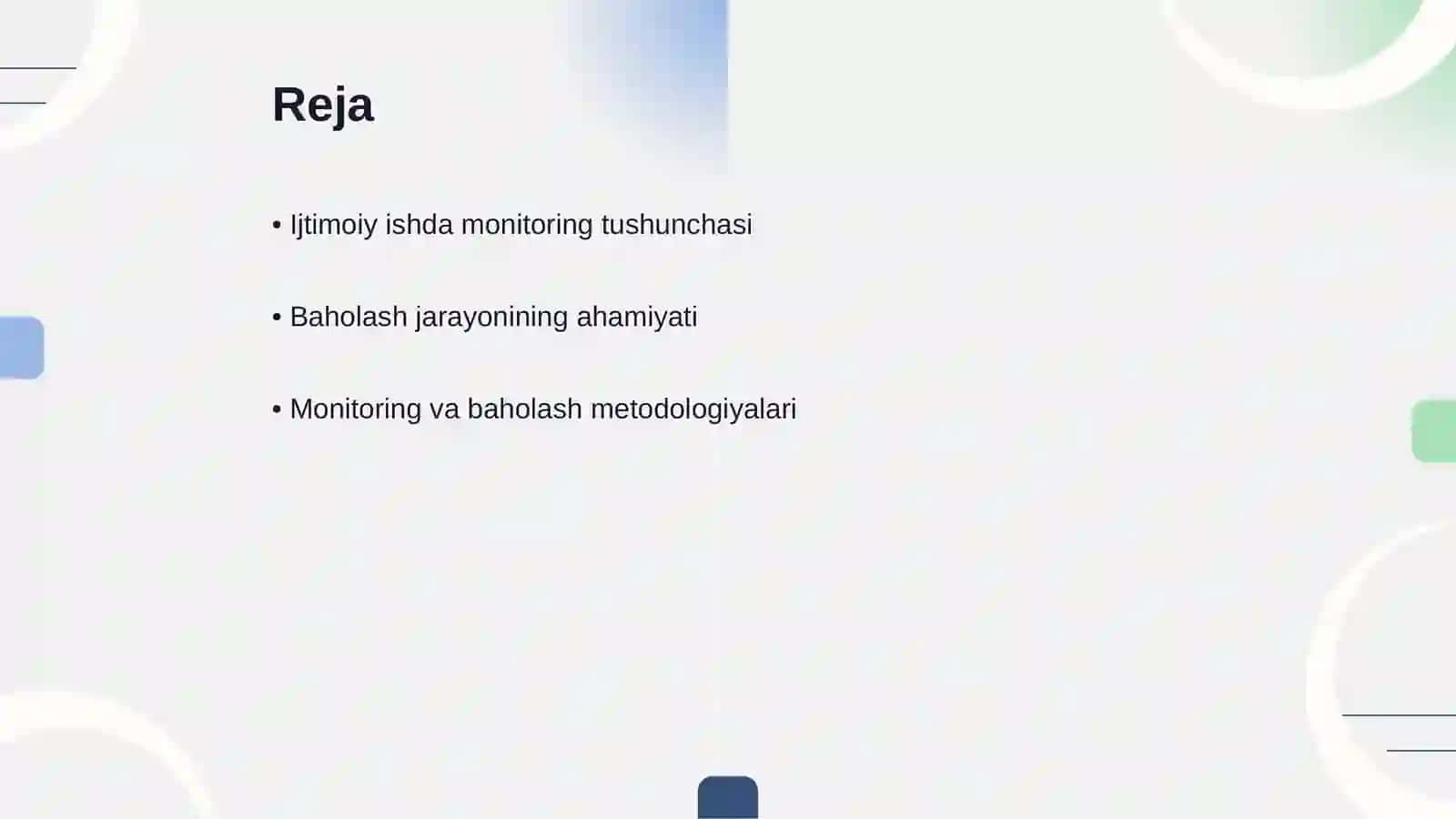 Ijtimoiy ishda monitoring va baholash 2