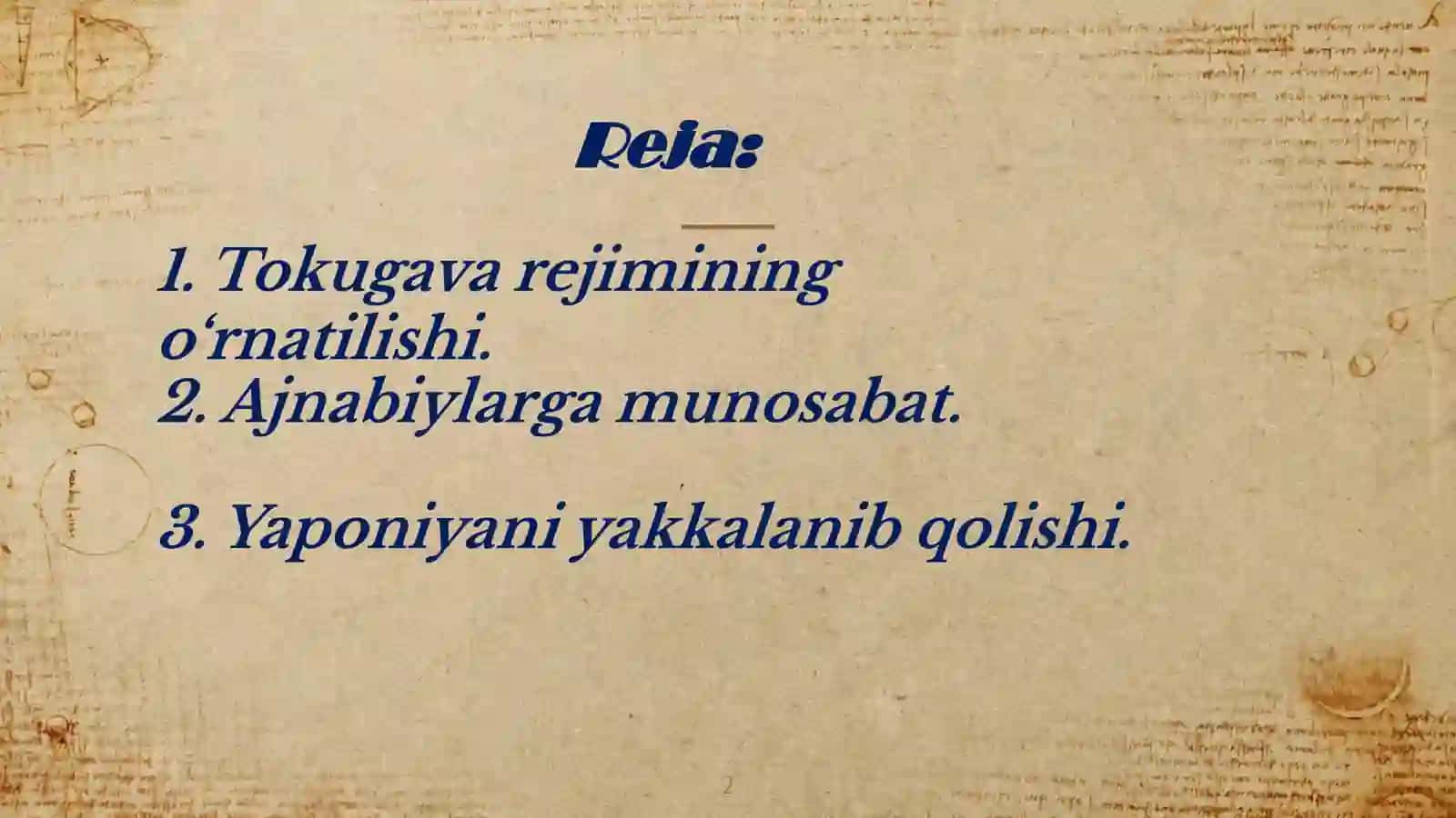 XVI-XVII asrlarda Yaponiya 2