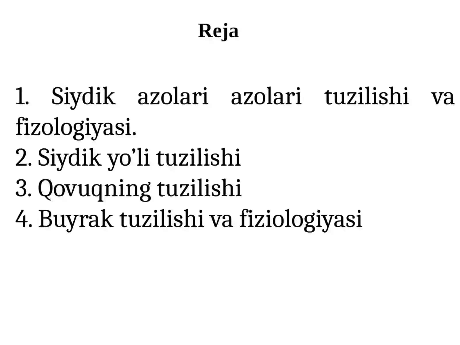Ayirish azolarining tuzilishi va fiziologiyasi 2