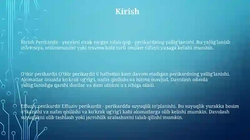 Perikarditlar 2