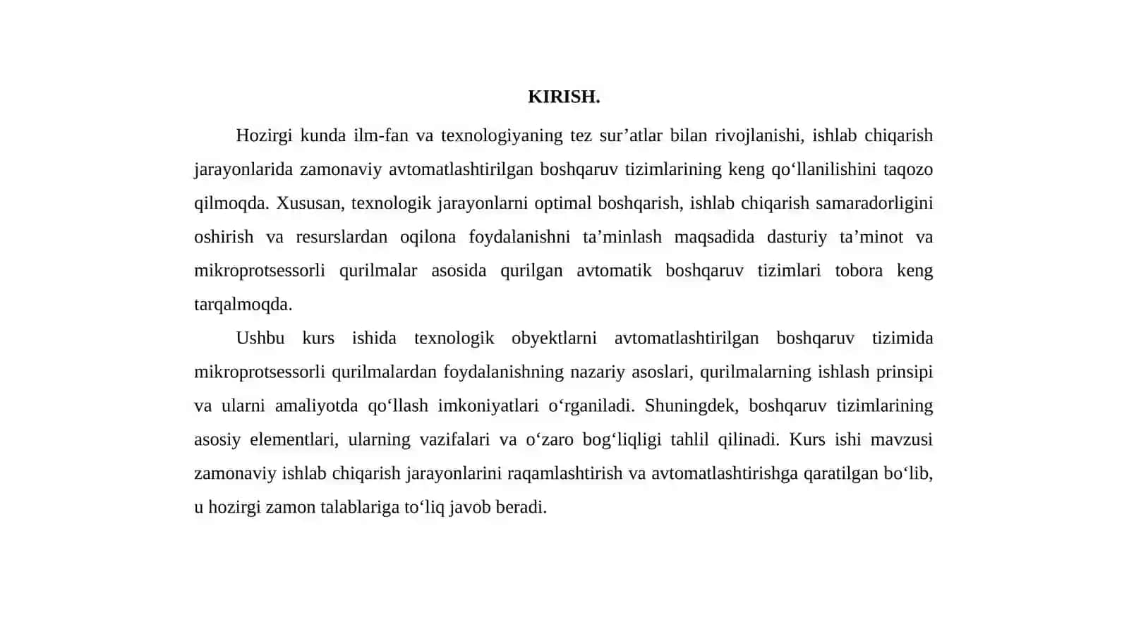 KOMPYUTERLARNING ASOSIY KO'RSATKICHLARI, PARALLEL VEKTORLI TIZIMLAR (PVP), KLASTERLI TIZIMLAR 2