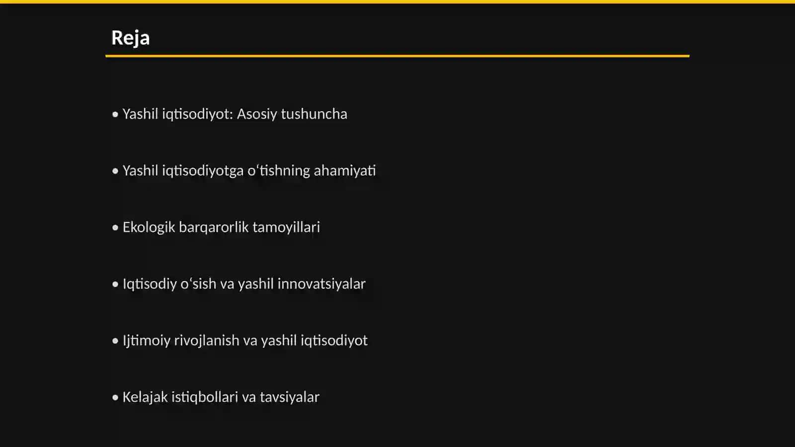 Yashil iqtisodiyotga o‘tish tamoyillari 2