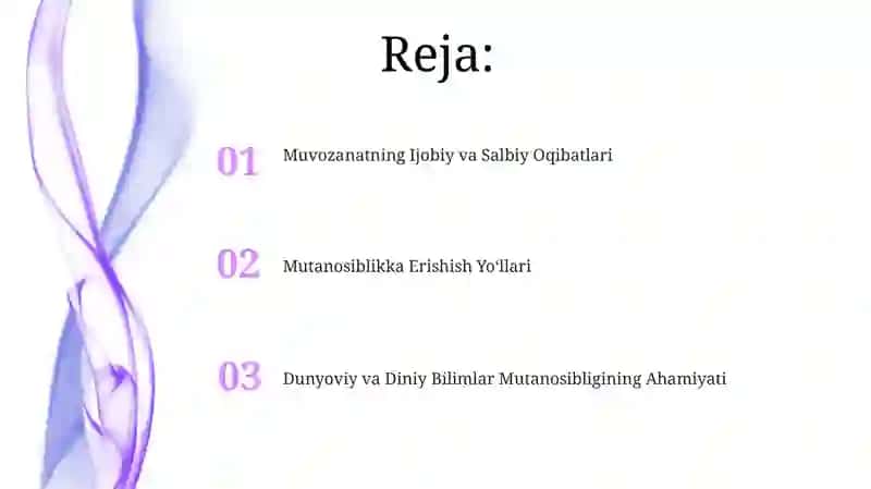 Dunyoviy va Diniy Bilimlar Mutanosibligining Ahamiyati 2