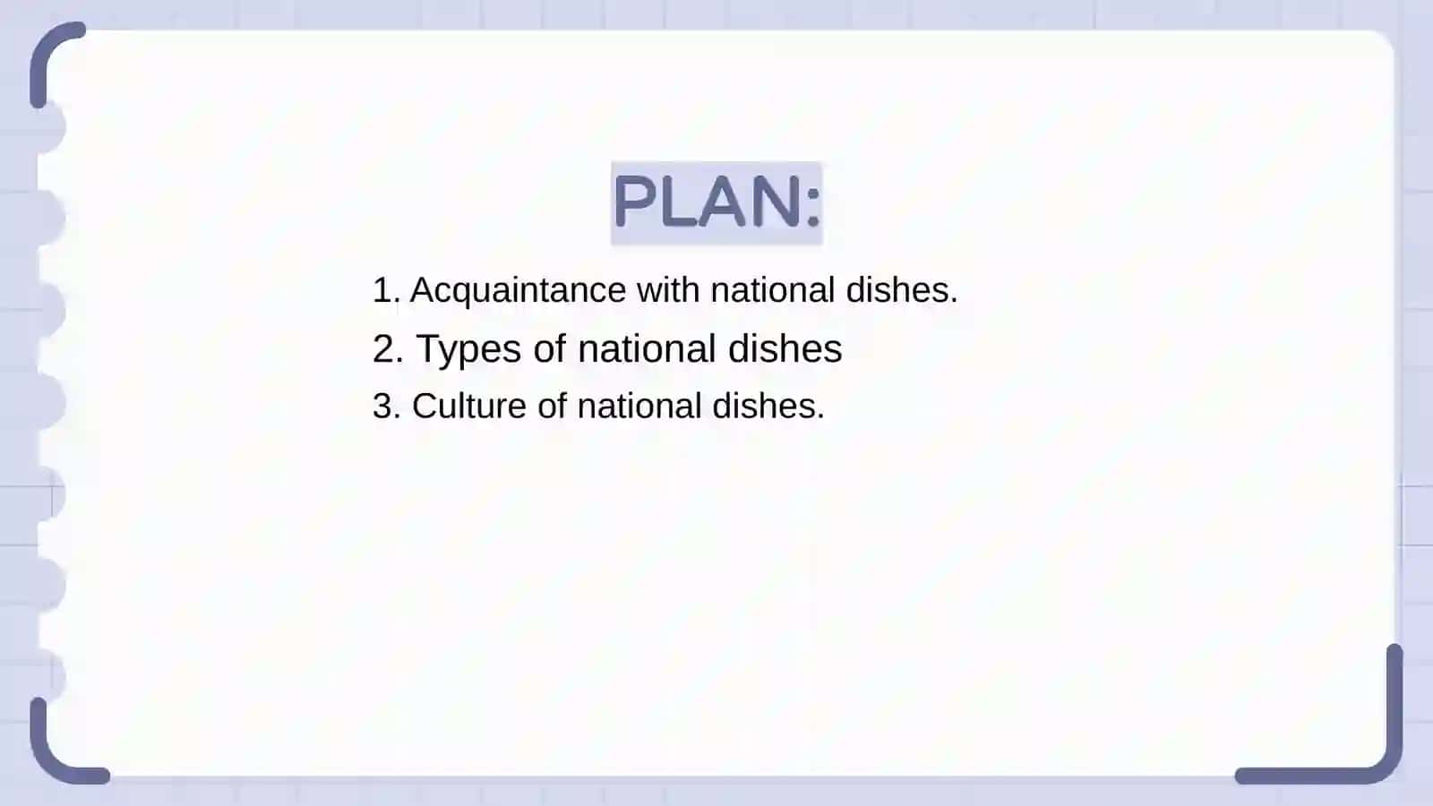 National food 2