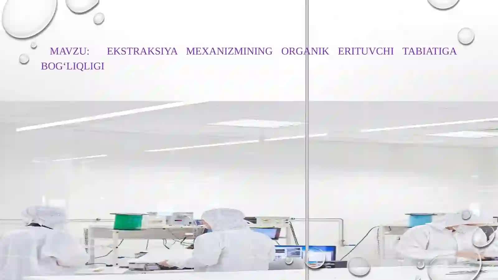 Termiz Davlat Universiteti Kimyo Fakulteti 3-Kurs 223-Guruh Talabasi Abdurahmonova Shoxsanamning analitik kimyo da organik reagentlarning qo’llanishi fanidan tayyorlagan taqdimot 2
