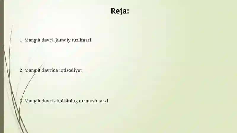 Mangʻitlar davrida ijtimoiy iqtisodiy hayot 2