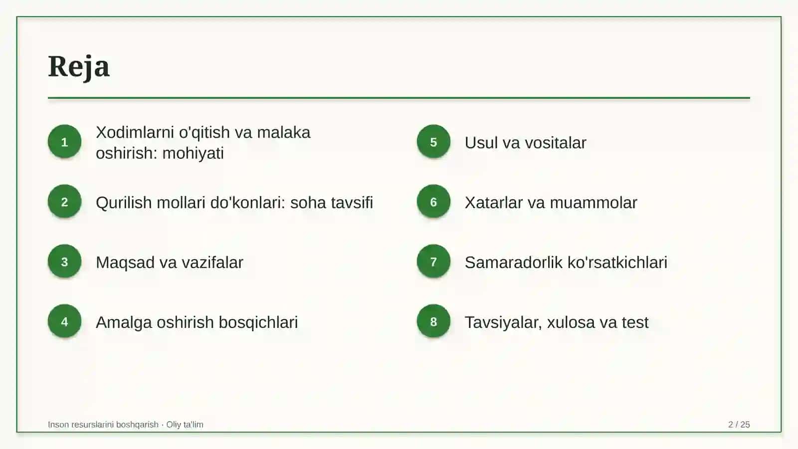 qurilish mollari do'konlarida xodimlarni o'qitish va malakasini oshirish 5983 2