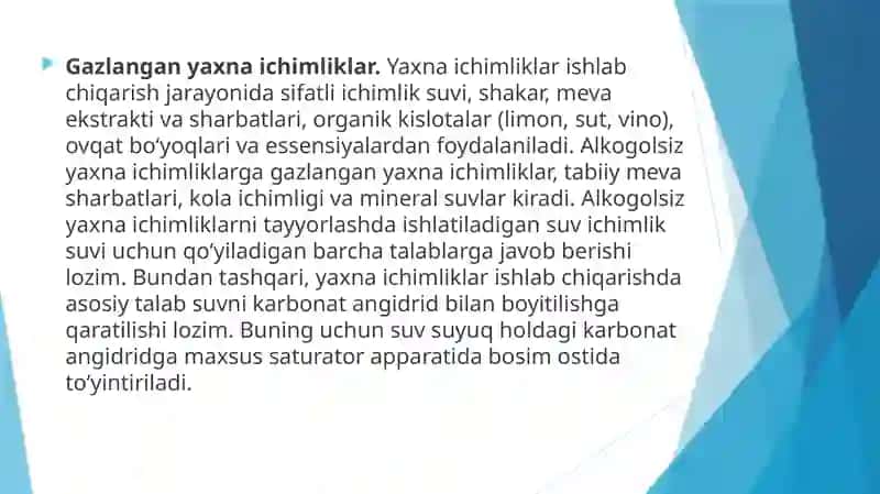 Alkogolsiz ichimliklarga tegishli tibbiy toksikologik ko’rsatkichlarni aniqlash 2