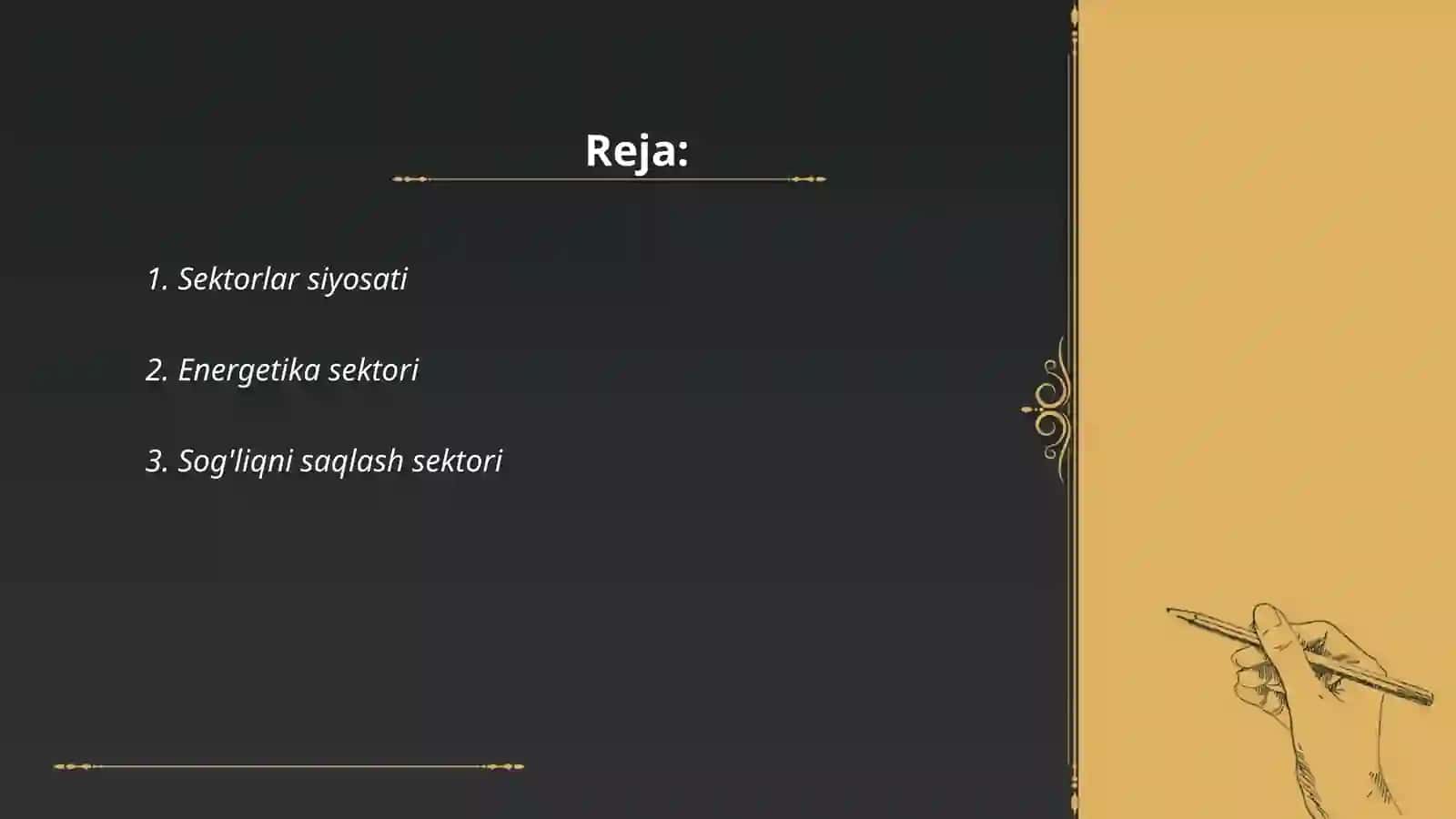 Sektorlar siyosati 2