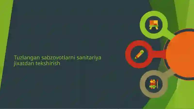 Tuzlangan sabzovotlarni sanitariya jixatdan tekshirish 2
