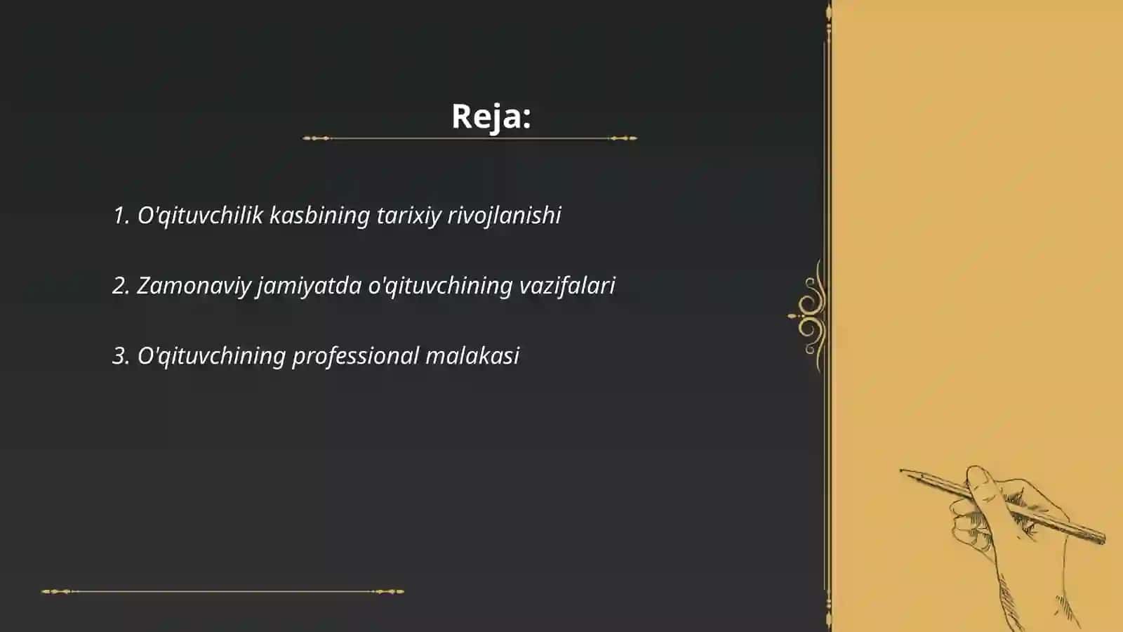 O'qituvchilik kasbi va zamonaviy jamiyatdagi o'rni 2