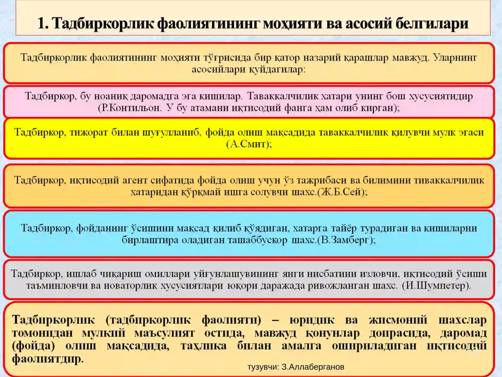 Ишлабчиқариш жараёнида иқтисодий ресурсларни бирлаштириш 2