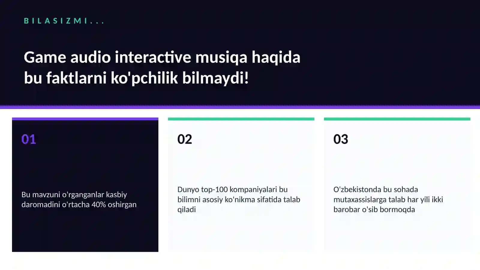 Game audio interactive musiqa 2
