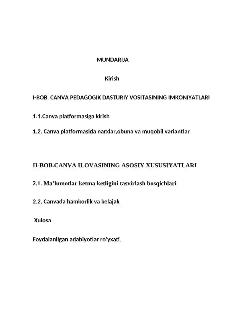 Canva platformasi 2