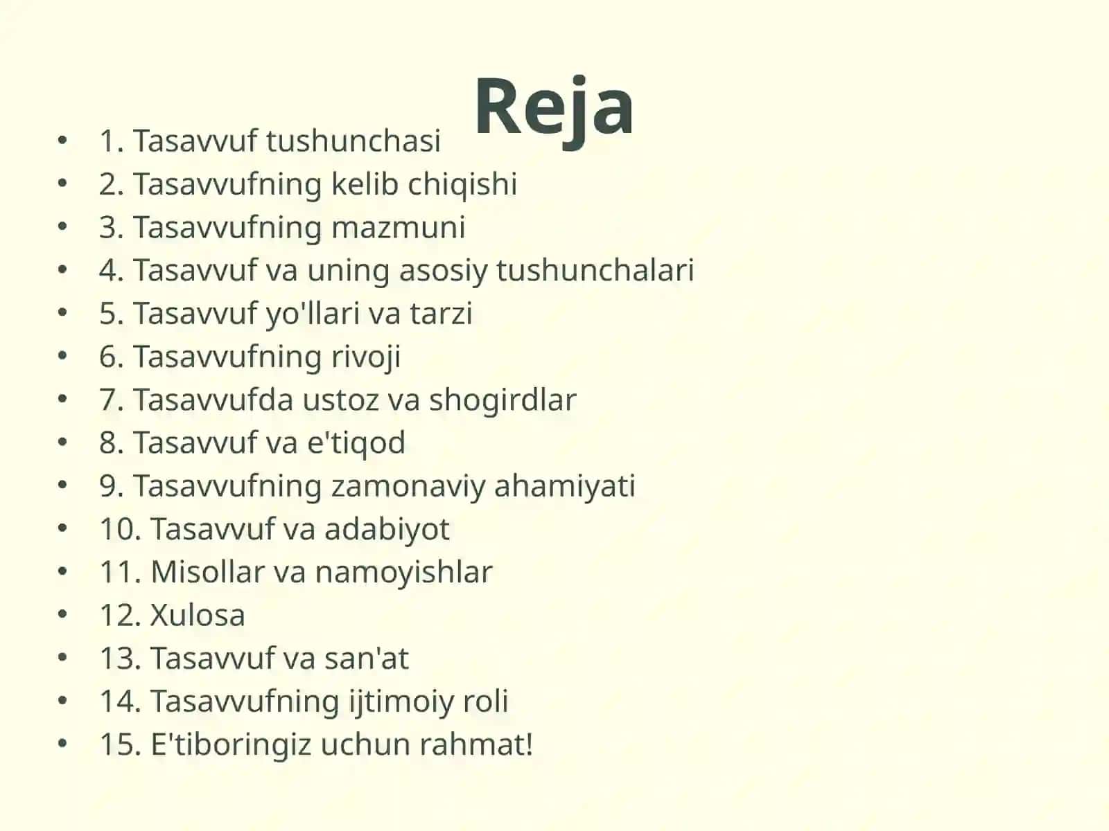 Tasavvuf tushunchasi va uning mohiyati 2