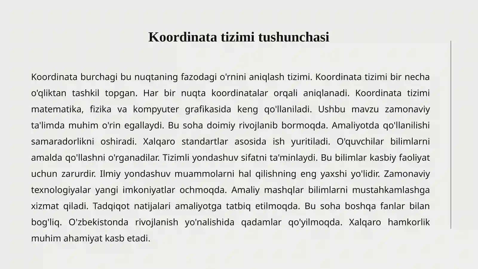 Koordinata burchagi 2