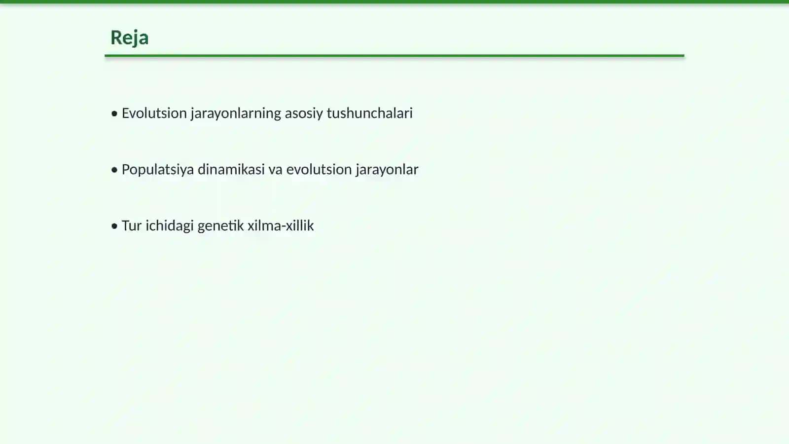 Populatsiya doirasida tur ichida yuz berdigan evalitsion jarayon 2