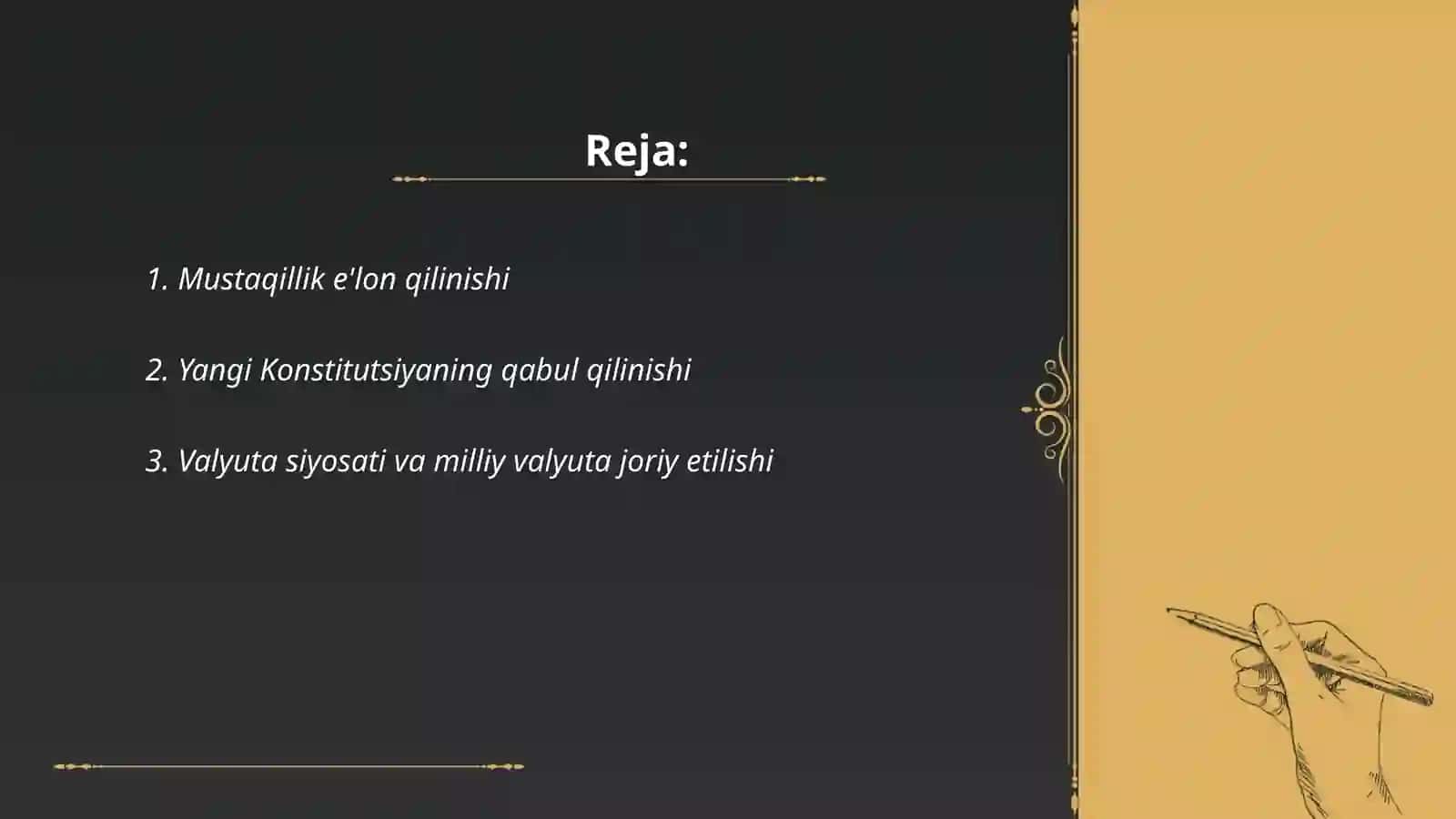 O’zbekistoning eng yangi tarixi 2