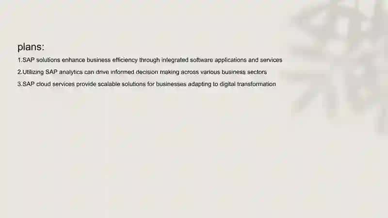 SAP Solutions 2