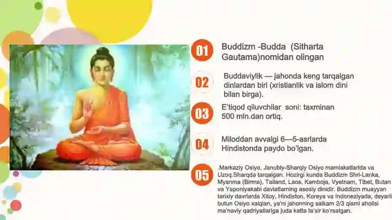 Buddizmni Mustaqilish uchun Taqdimot Slaydi 2
