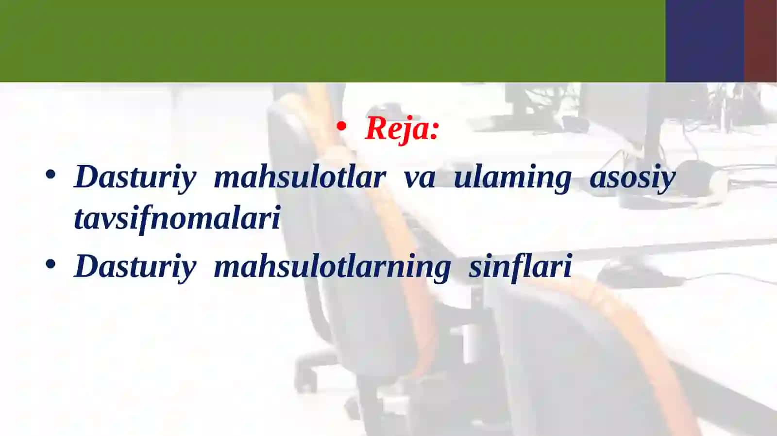 Dasturiymahsulotlar,ularningasosiytavsiflarivaklassifikasiyasi 2