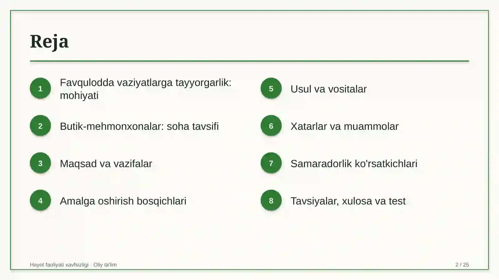 butik mehmonxonalarda favqulodda vaziyatlarga tayyorgarlik 6154 2