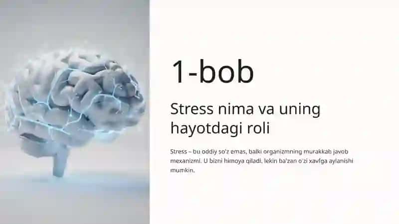 Stress va uning turlari 2