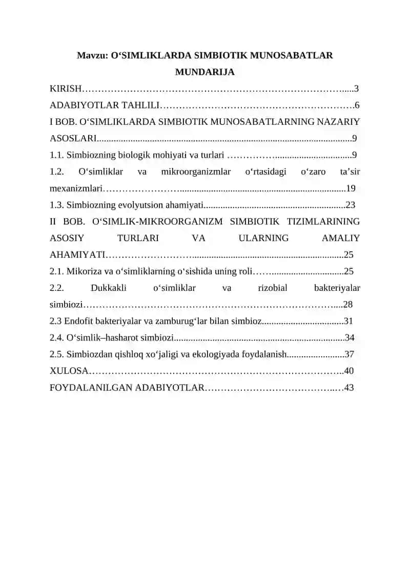 O‘SIMLIKLARDA SIMBIOTIK MUNOSABATLAR 2