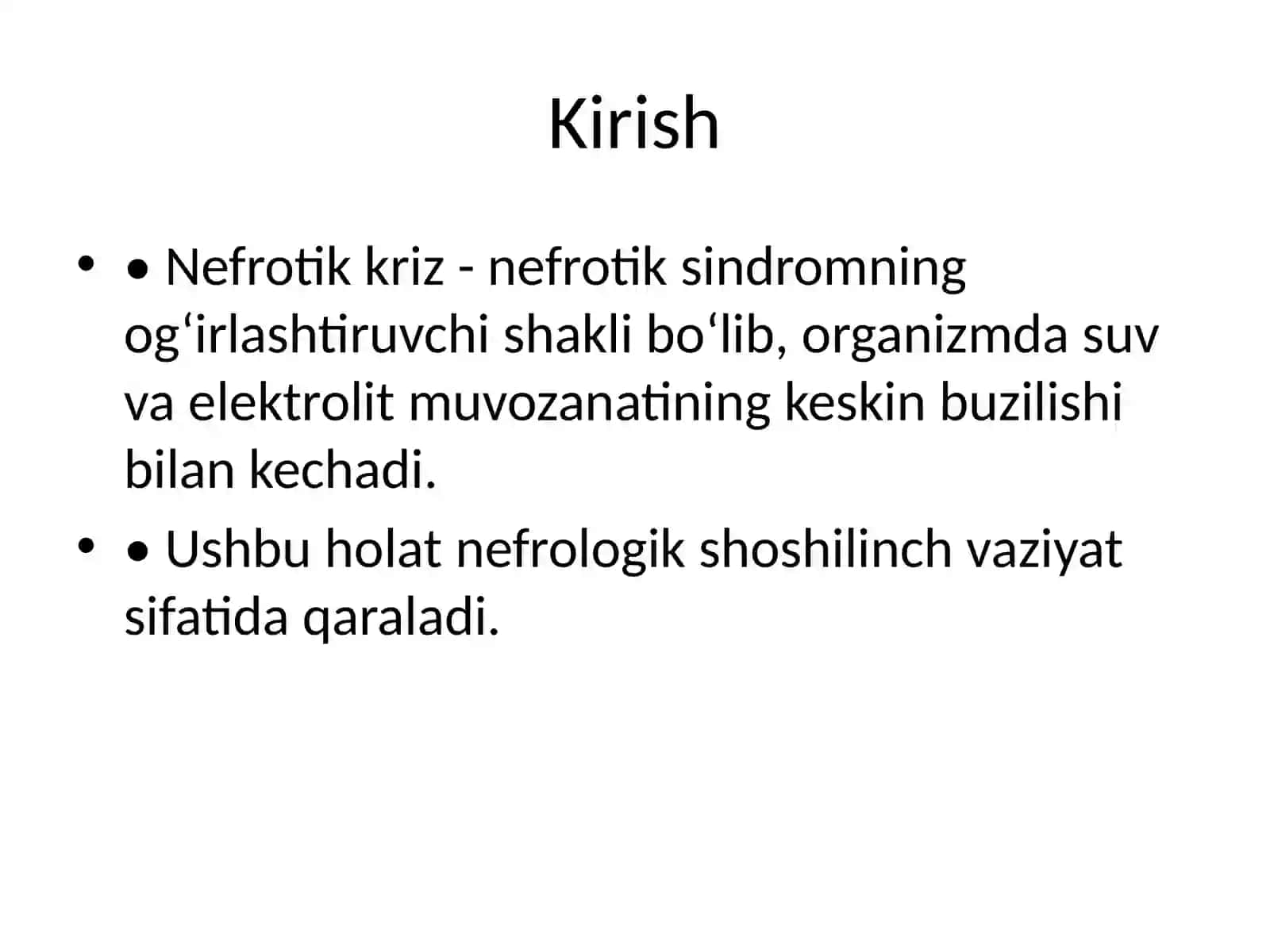 Nefrotik Kriz 2