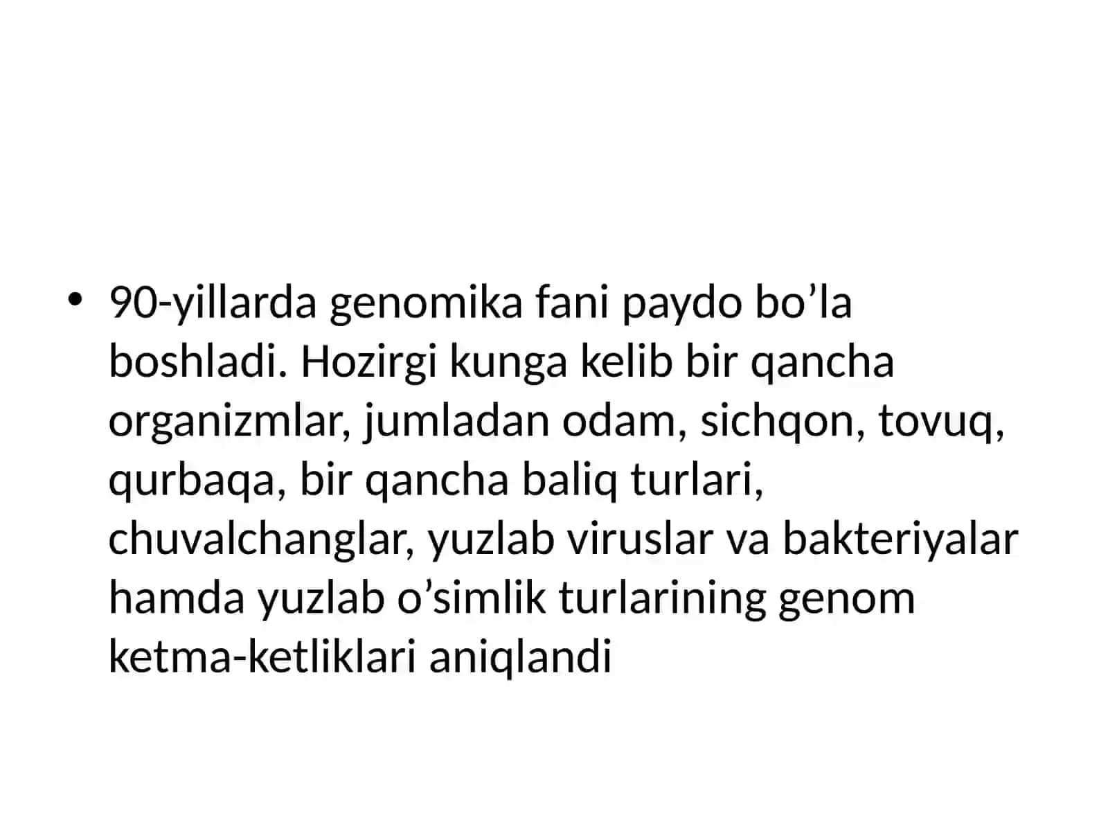 Genomika  asoslari 2