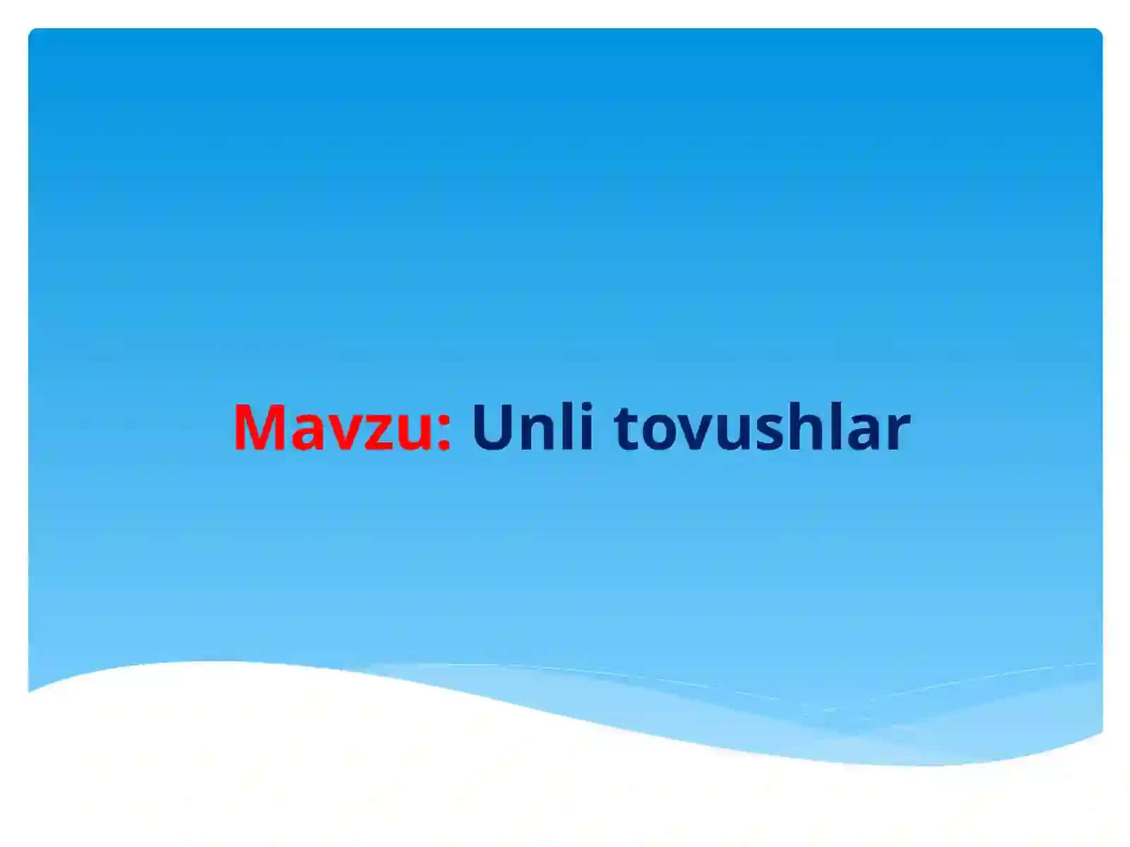 Unlitovushlar 2