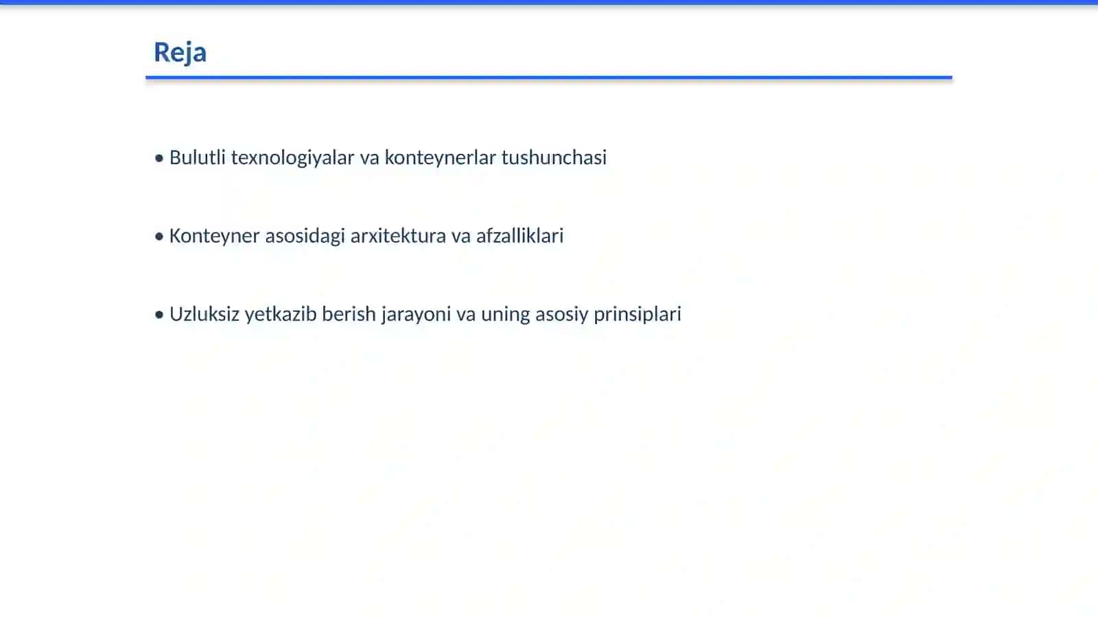 Konteyner asosidagi ilovalarni uzluksiz yetkazib berish 2
