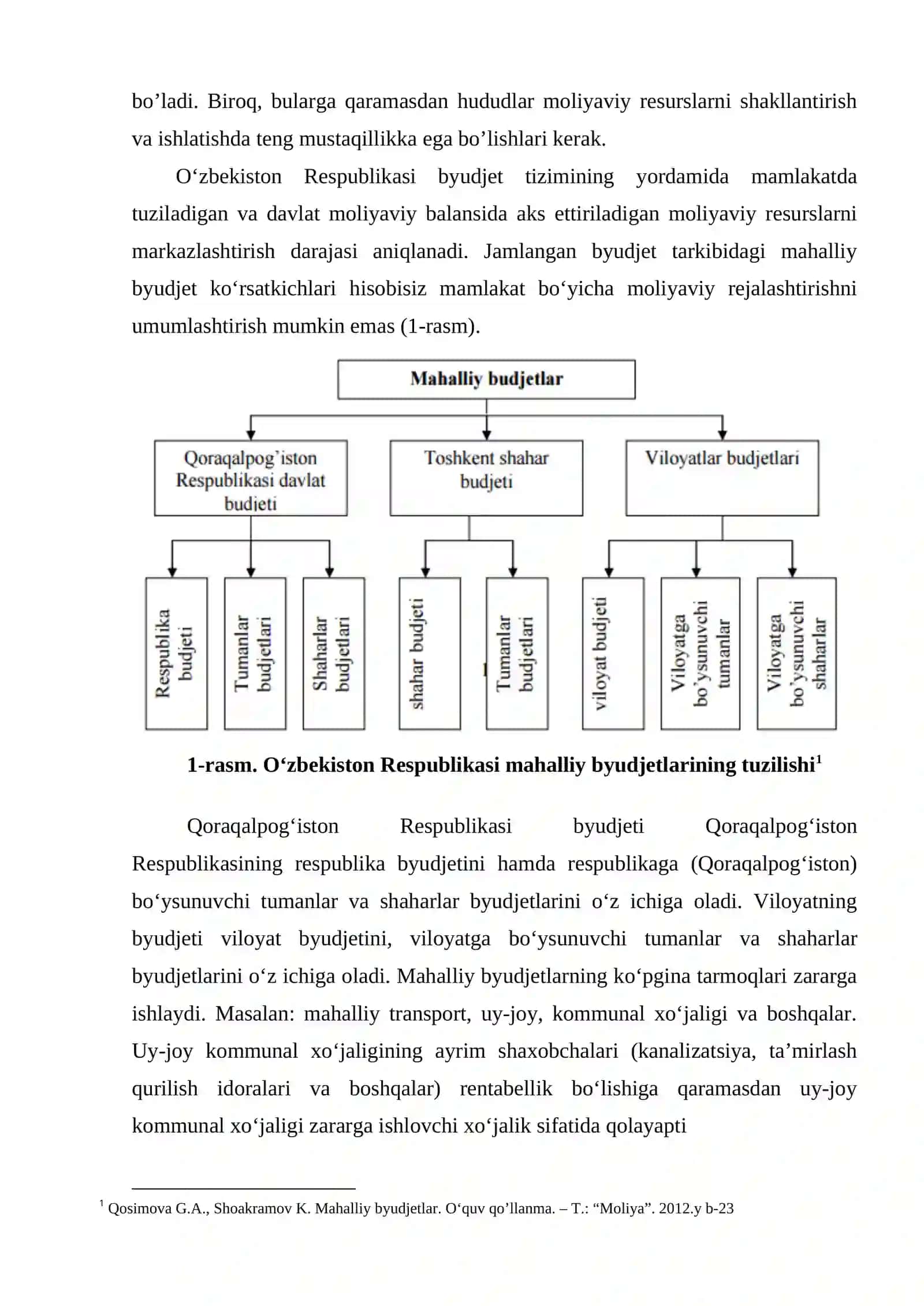 Moliya bo’limining faoliyati tartibga soluvchi meyoriy-huquqiy hujjatlar 2