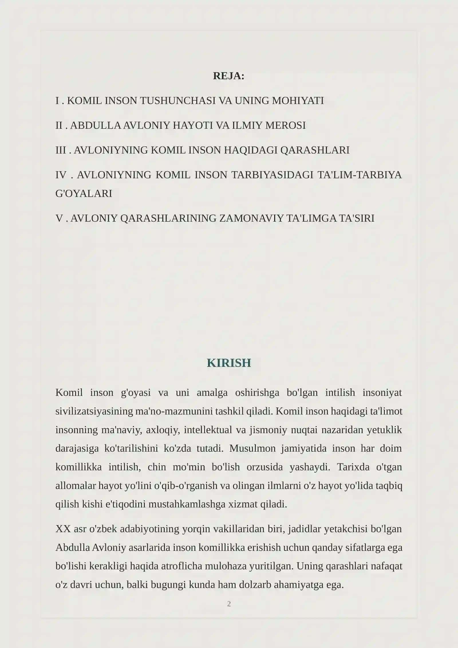 ABDULLA AVLONIYNING KOMIL INSON HAQIDAGI QARASHLARI 2