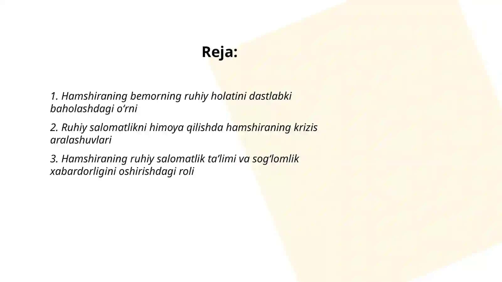 Ruhiy salomatlikni himoya qilishda hamshiraning oʻrni 2