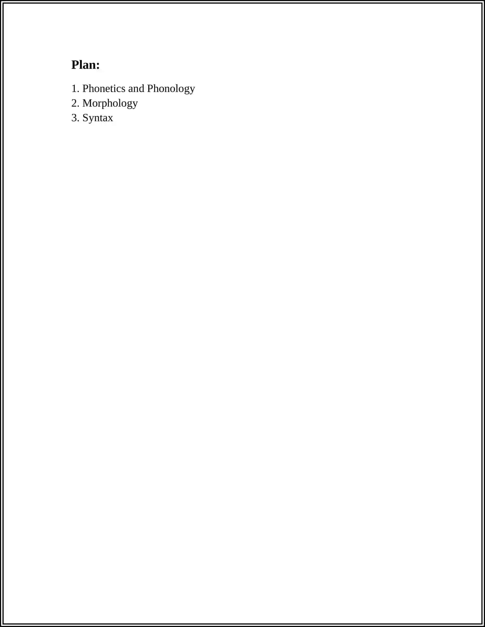 ANALYZING THE STRUCTURE AND PATTERNS OF LANGUAGES 2