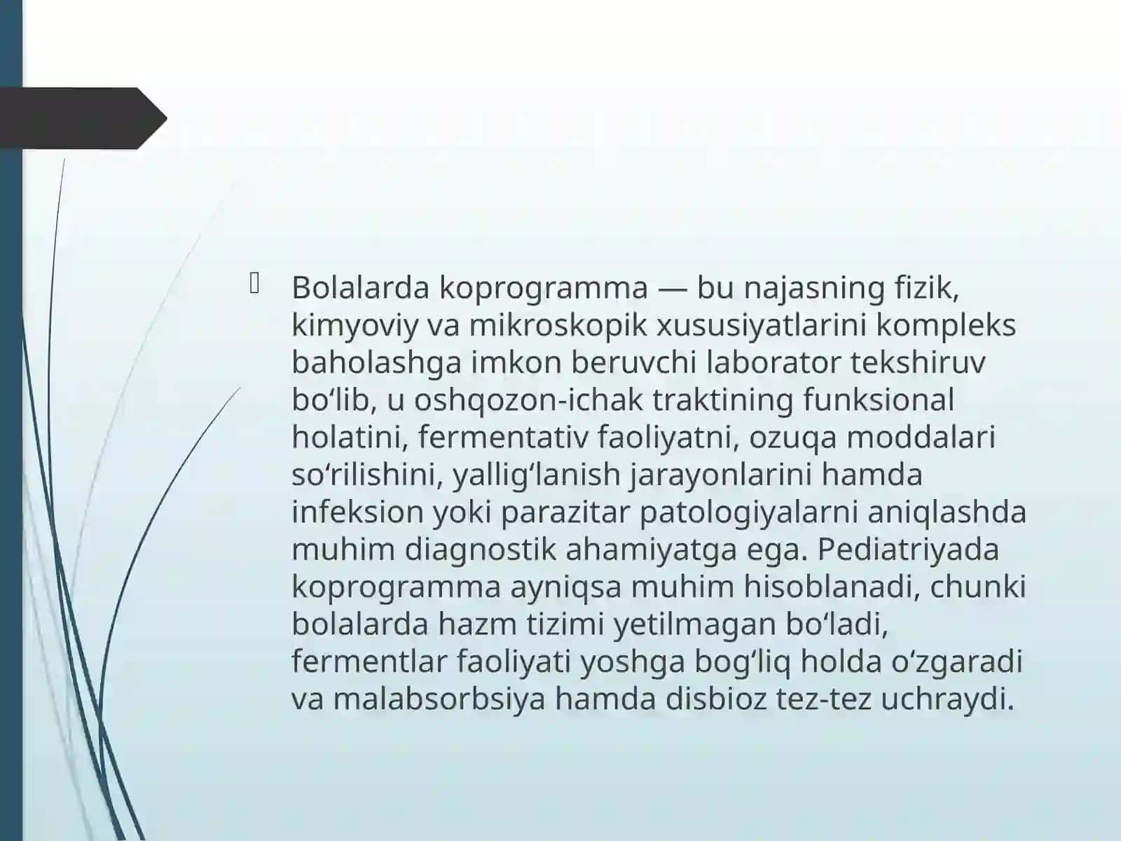 Bolalarda koprogramma va uning interpretatsiyasi 2