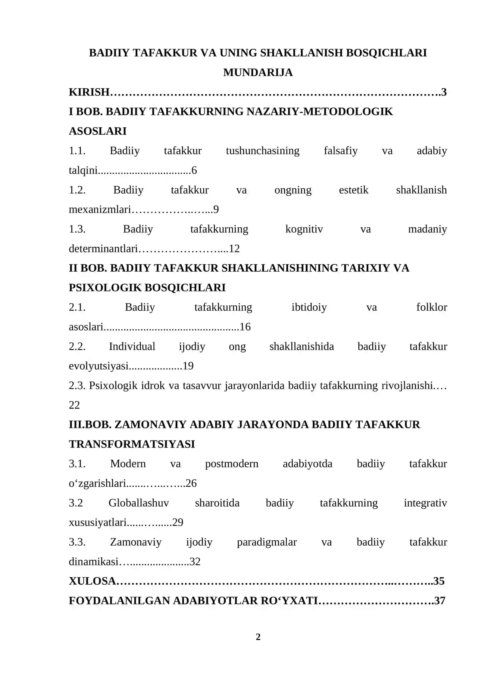 BADIIY TAFAKKUR VA UNING SHAKLLANISH BOSQICHLARI 2