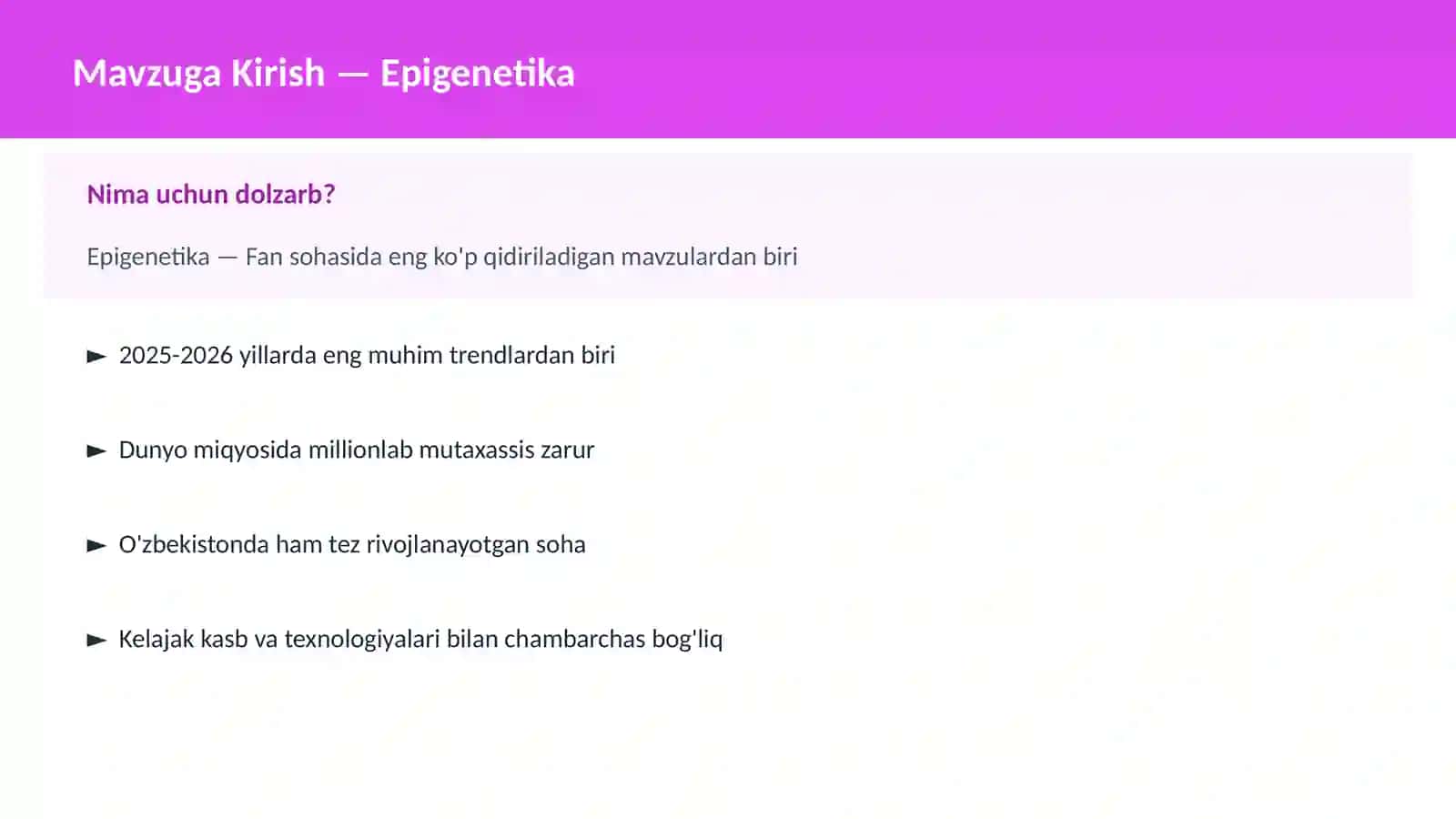 Epigenetika 2