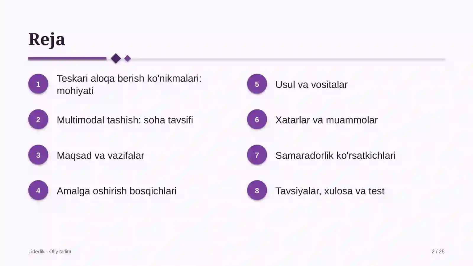 multimodal tashishda teskari aloqa berish ko'nikmalarini rivojlantirish 2975 2