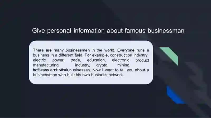 Famous businessman​ 2