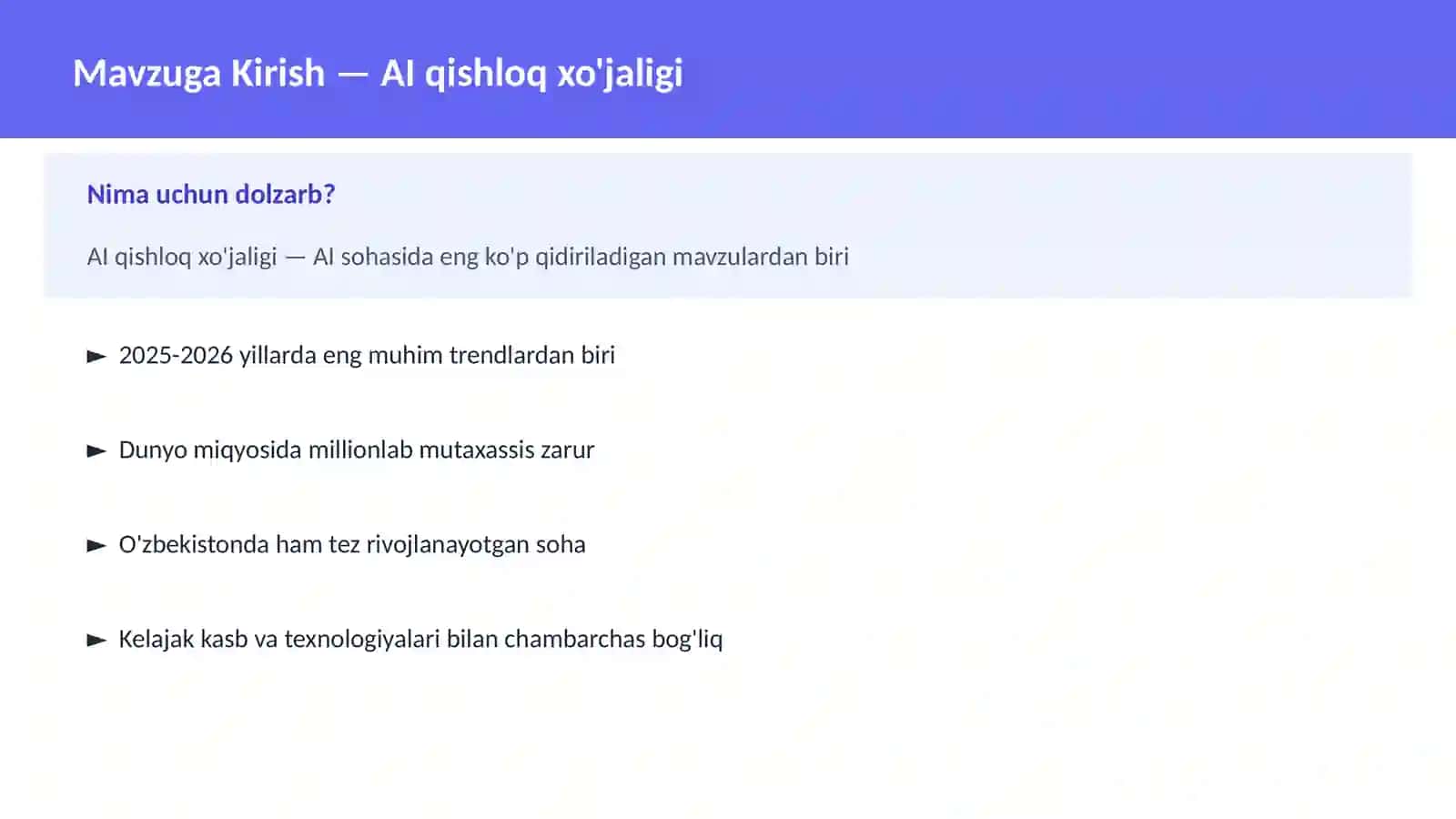 AI qishloq xo'jaligi 2