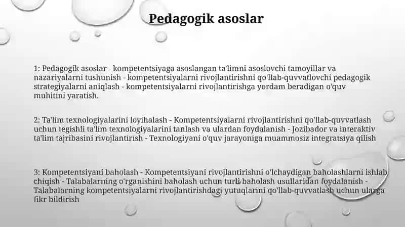 Kompetentlikni Shakllantirishda Pedagogik Texnologiyalarni Loyihalashtirish 2