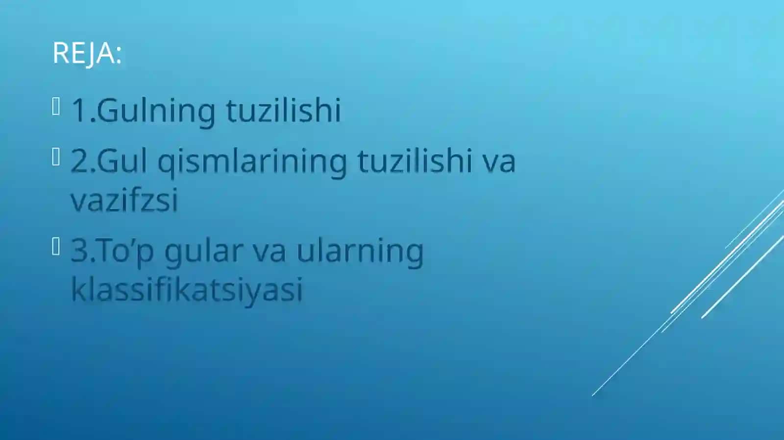 Gulning tuzilishi va turlari 2