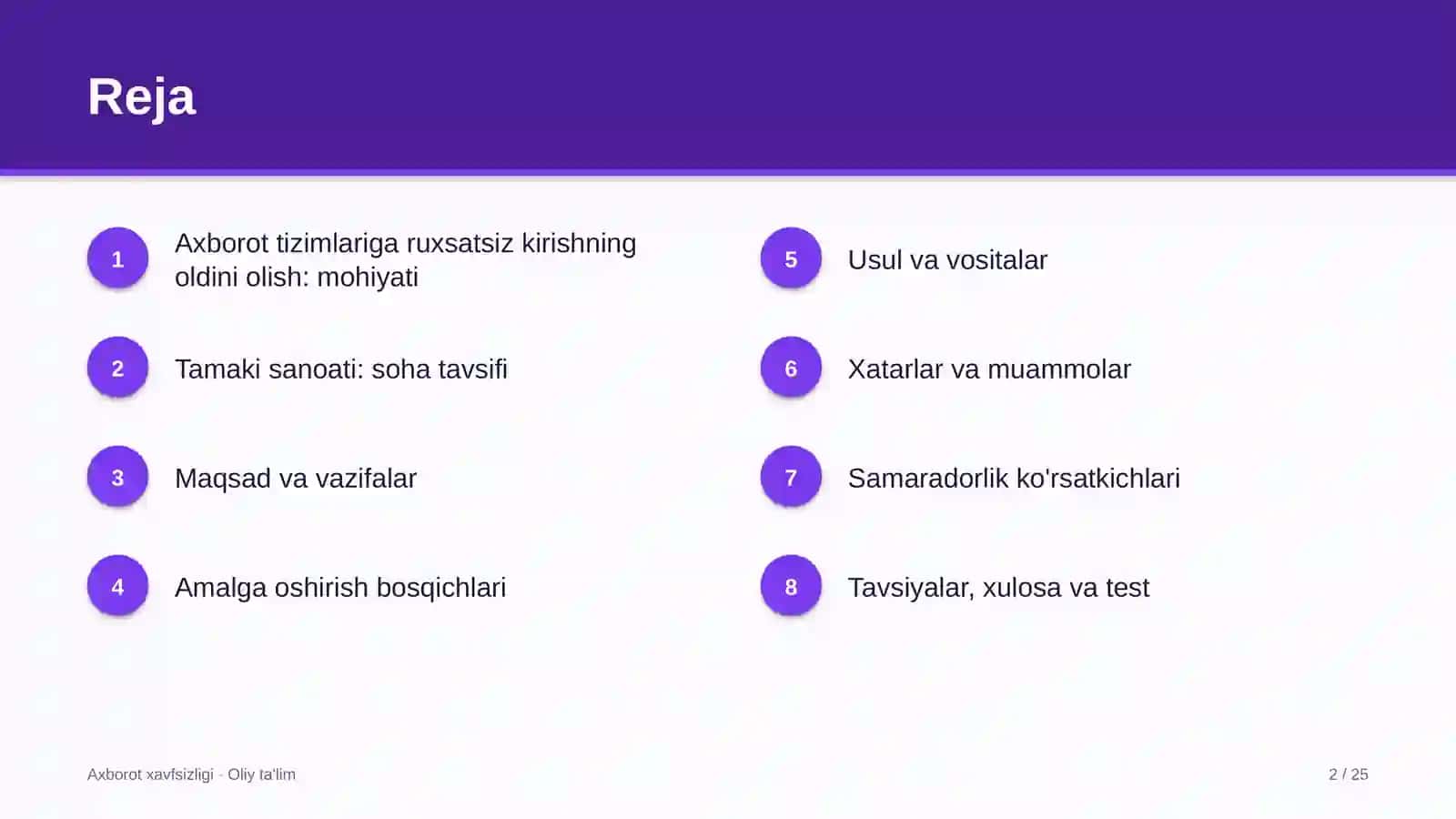 tamaki sanoatida axborot tizimlariga ruxsatsiz kirishning oldini olish 5696 2