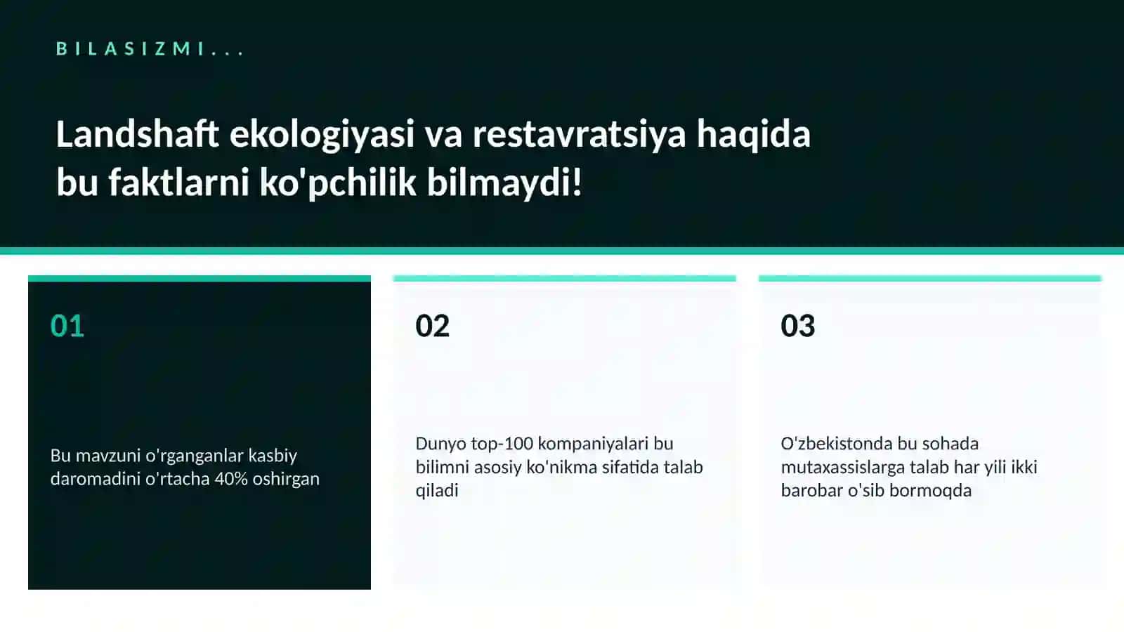 Landshaft ekologiyasi va restavratsiya 2