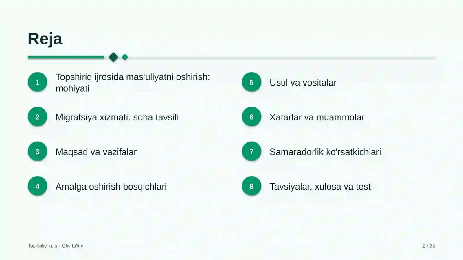 migratsiya xizmatida topshiriqni bajarishda mas'uliyatni oshirish 2769 2